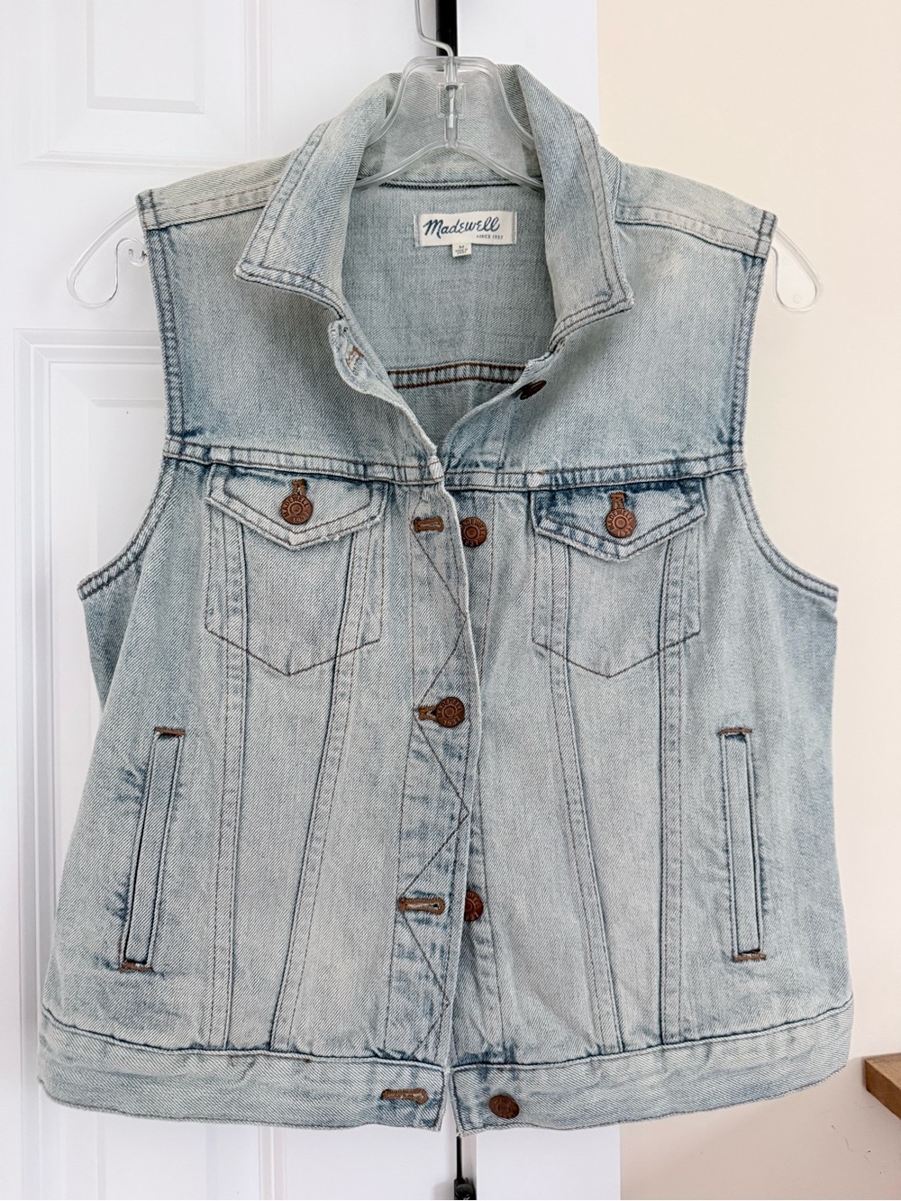 Madewell Pale Blue Washed Denim Jacket